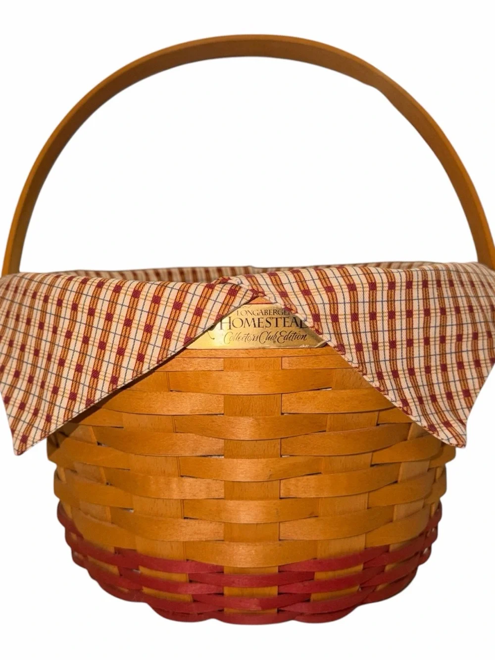 VINTAGE 1999 Longaberger Homestead Collectors Club Edition Basket